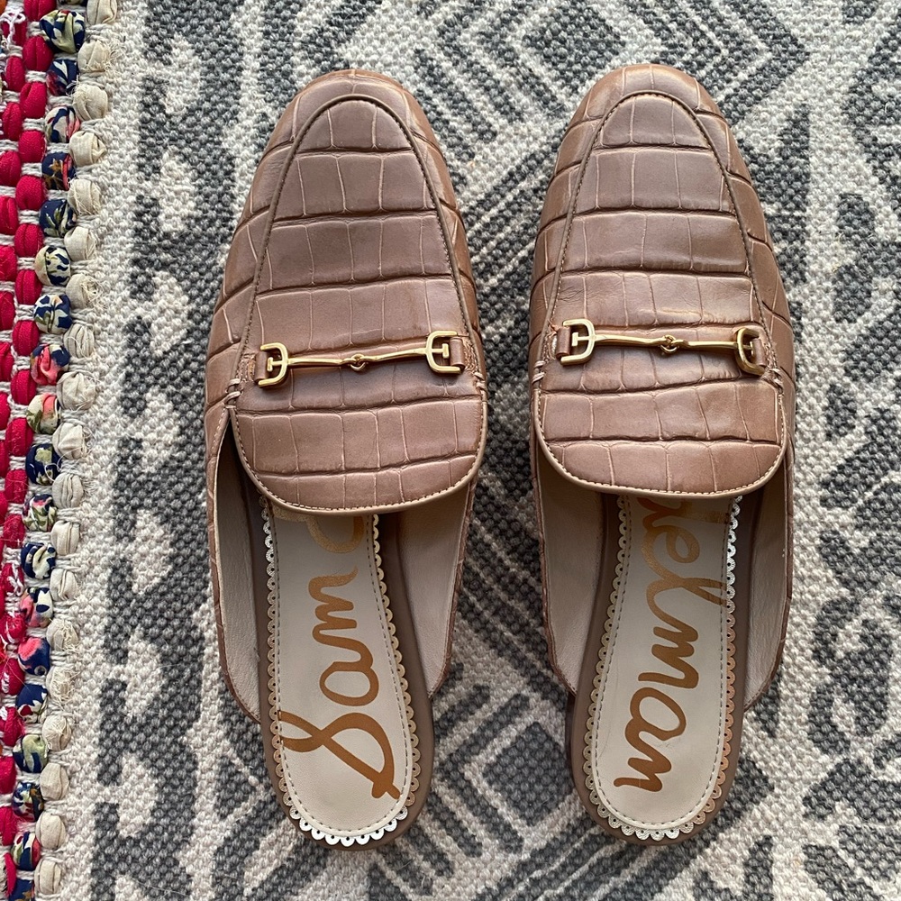 Sam Edelman loafer tan beige 8.5 like new